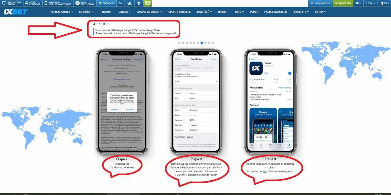 Les methodes de paiement avec lesquelles vous pouvez deposer sur 1xBet apk