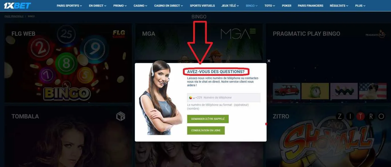 Créez un compte et bénéficiez des 1xBet bonus